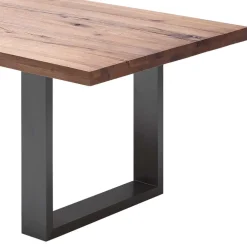 Wohnen Tische<Esszimmer Tisch mit dunkler Eichenplatte - Buleta