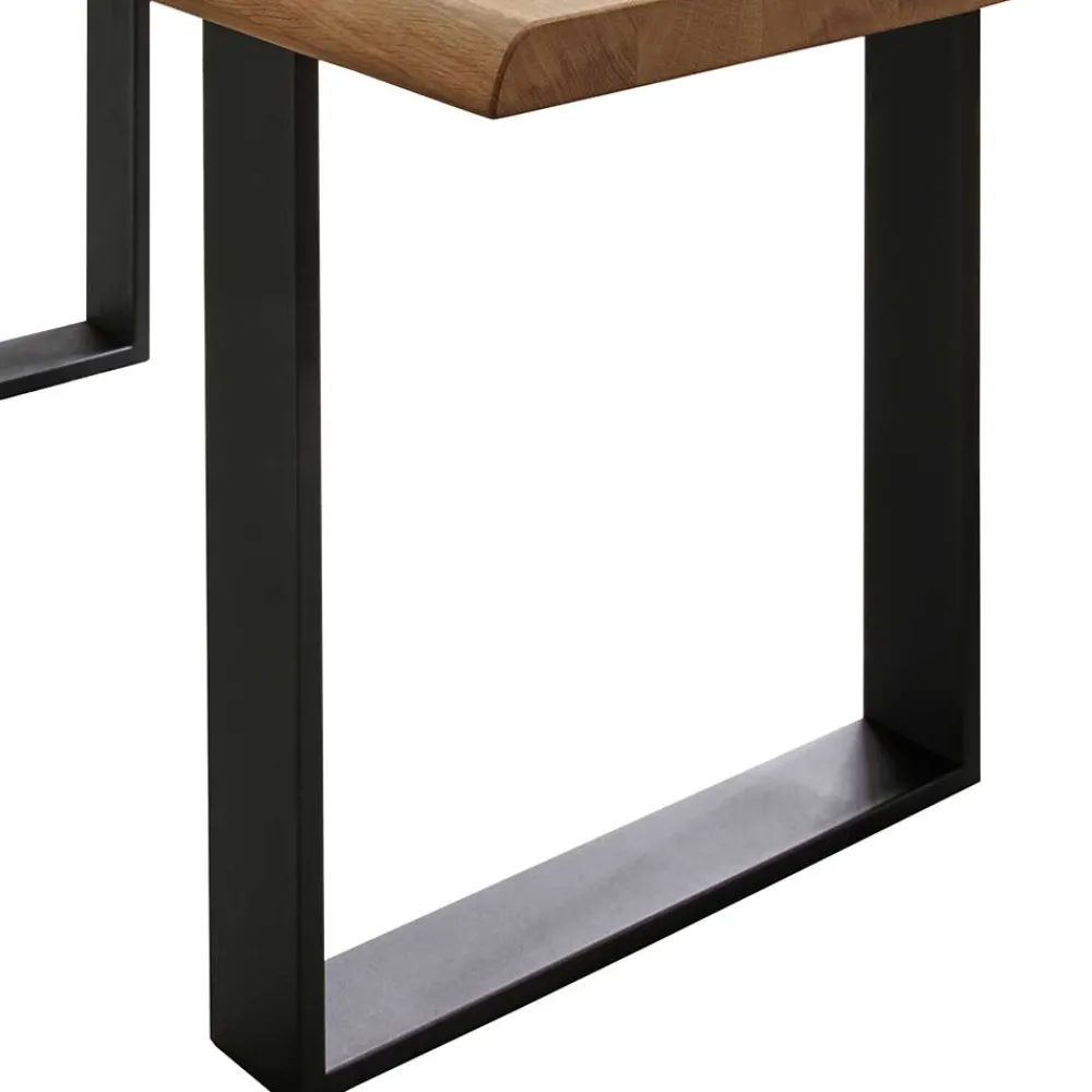 Wohnen Tische<Esszimmer Tisch mit Holzplatte aus Wildeiche - Rouven
