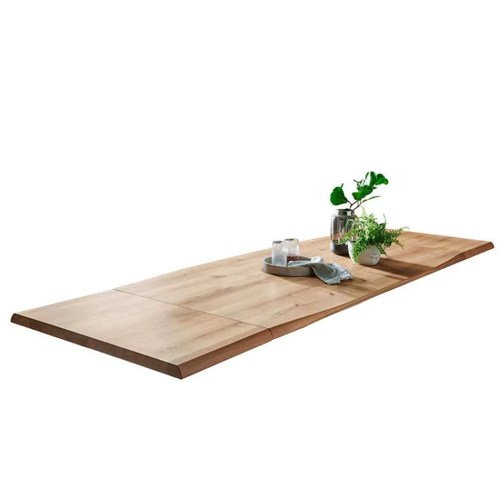 Wohnen Tische<Esszimmer Tisch mit Holzplatte aus Wildeiche - Rouven