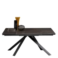 Wohnen Tische<Esszimmer Tisch mit Sinterstein Platte verlängerbar - Paulo