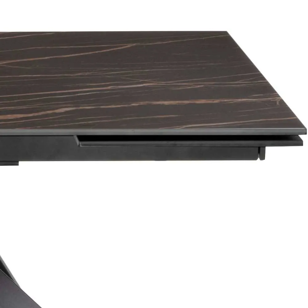 Wohnen Tische<Esszimmer Tisch mit Sinterstein Platte verlängerbar - Paulo