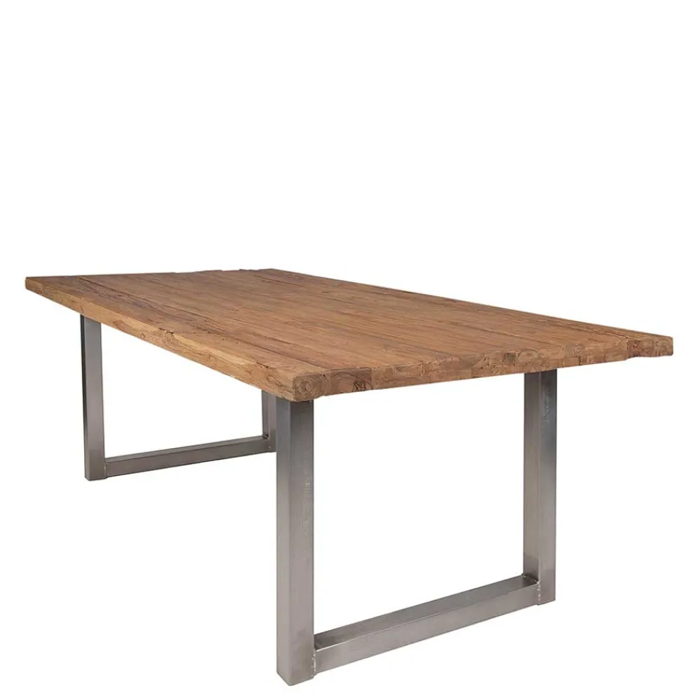 Wohnen Tische<Esszimmer Tisch mit Teak Altholz Platte - Malaya