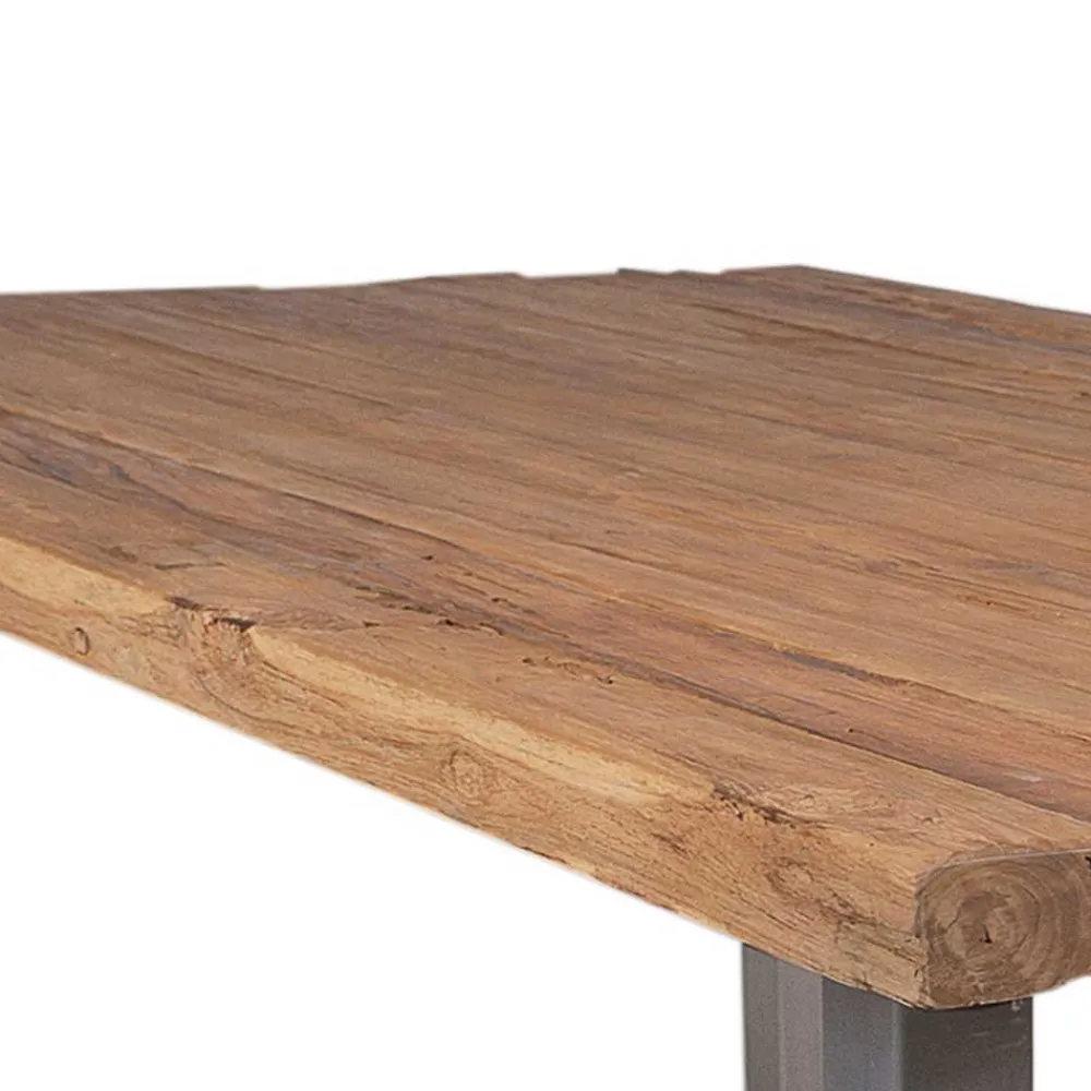 Wohnen Tische<Esszimmer Tisch mit Teak Altholz Platte - Malaya