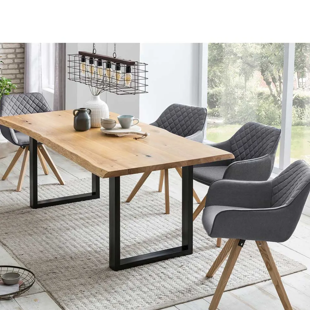 Wohnen Sitzgruppe<Esszimmer Tischgruppe für vier Personen - Irysma (fünfteilig)