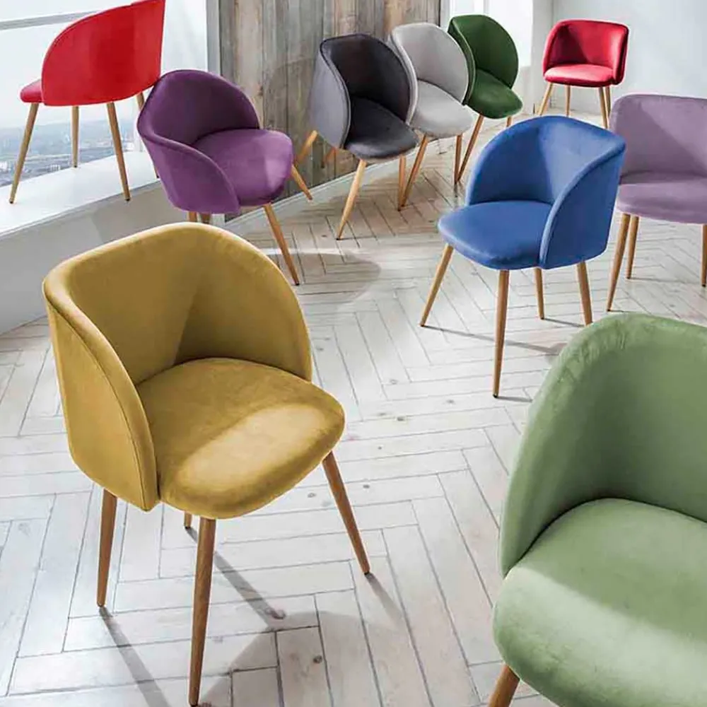 Wohnen Stühle<Esszimmer Tischsessel in Anthrazit - Tuzara (2er Set)