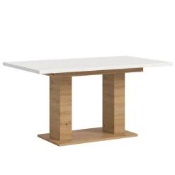 Wohnen Tische<Esszimmer-Ausziehtisch mit Säulengestell - Andryas