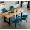Wohnen Sitzgruppe<Esszimmergruppe im Loft Style - Tukregan (fünfteilig)