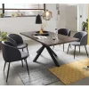 Wohnen Sitzgruppe<Esszimmergruppe in modernem Design - Lamadres (fünfteilig)