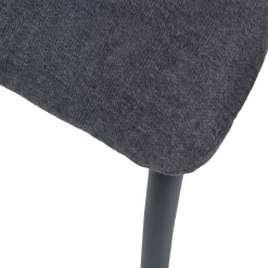 Wohnen Stühle<Esszimmerstühle in Dunkelgrau & Schwarz - Frees (2er Set)