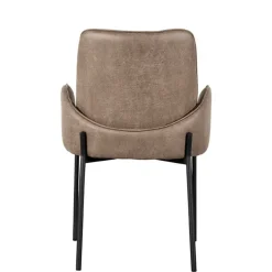 Wohnen Stühle<Esszimmerstuhl in Taupe Microfaser - Ordinia (2er Set)
