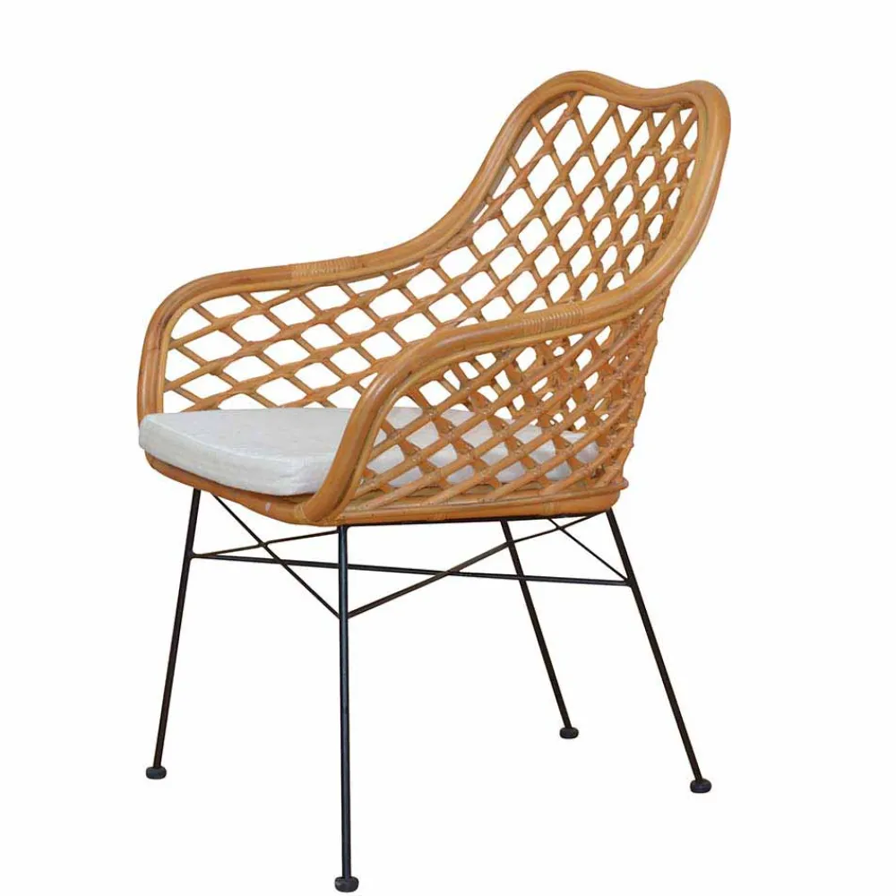Wohnen Stühle<Esszimmerstuhl Ionella aus Rattan