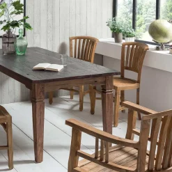 Wohnen Stühle<Esszimmerstuhl Mangato aus Teak massiv