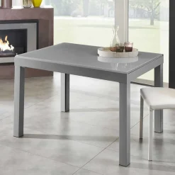 Wohnen Tische<Esszimmertisch in Grau Florian ausziehbar von 120cm auf 350cm