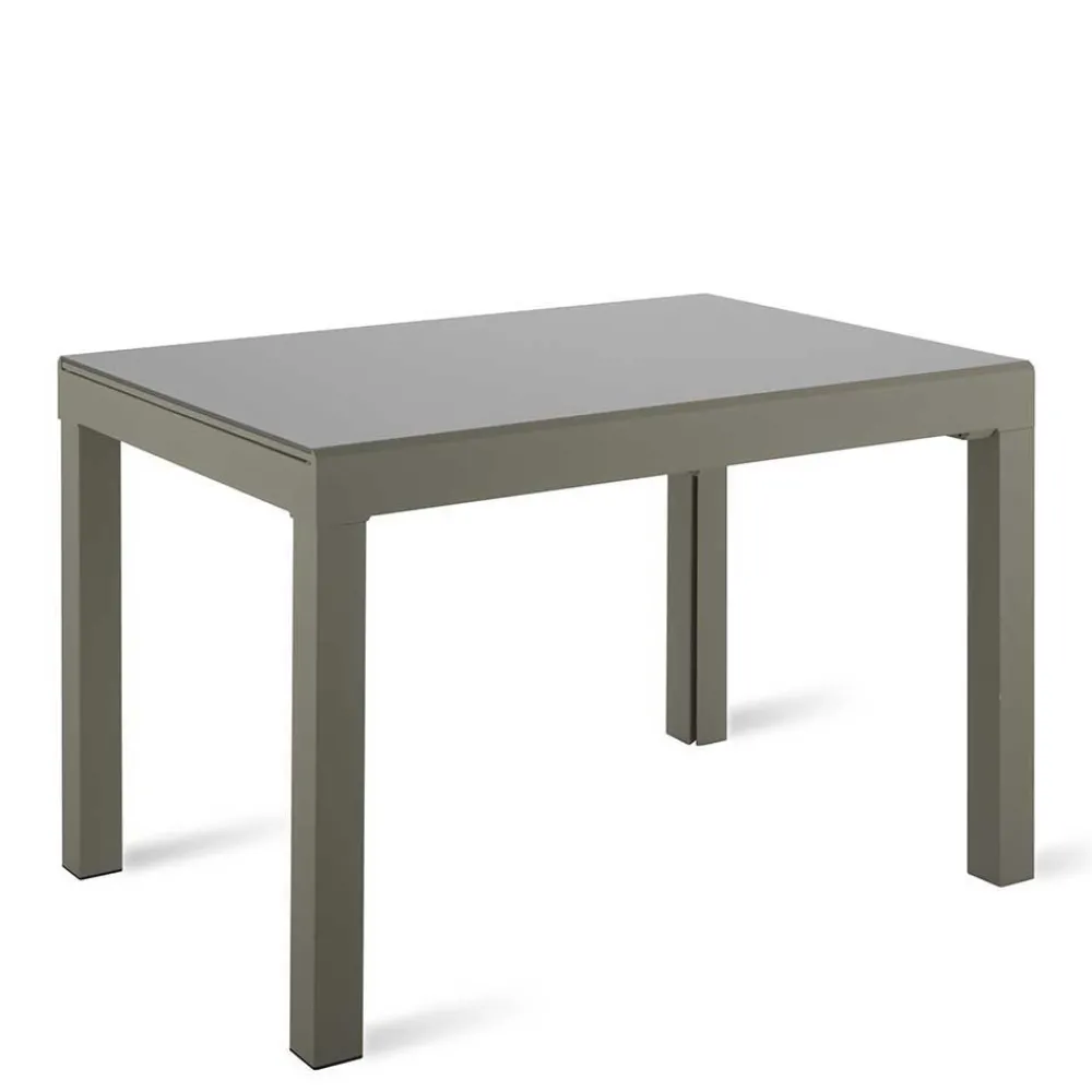 Wohnen Tische<Esszimmertisch in Grau Florian ausziehbar von 120cm auf 350cm