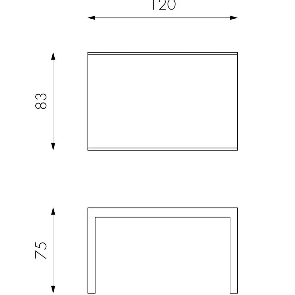 Wohnen Tische<Esszimmertisch in Grau Florian ausziehbar von 120cm auf 350cm