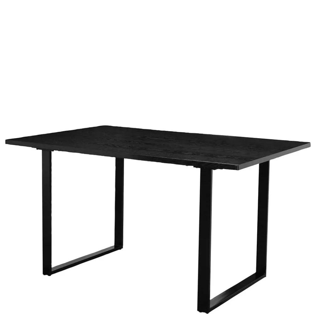 Wohnen Tische<Esszimmertisch in Schwarz Holzoptik - Cervena
