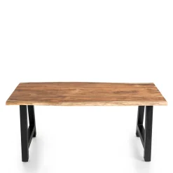 Wohnen Tische<Esszimmertisch mit Naturkante und A-Design-Gestell - Viradossa