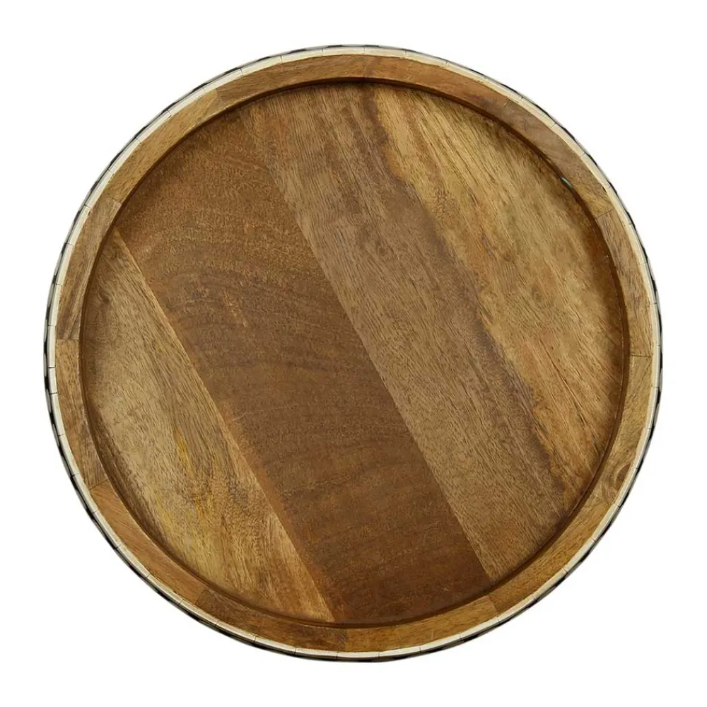 Wohnen Tische<Ethno Style Beistelltisch aus Massivholz Mango - Piton