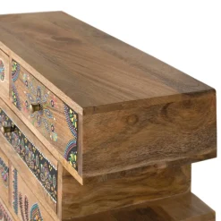 Wohnen Kommoden<Ethno Style Design-Kommode handbemalt - Azua