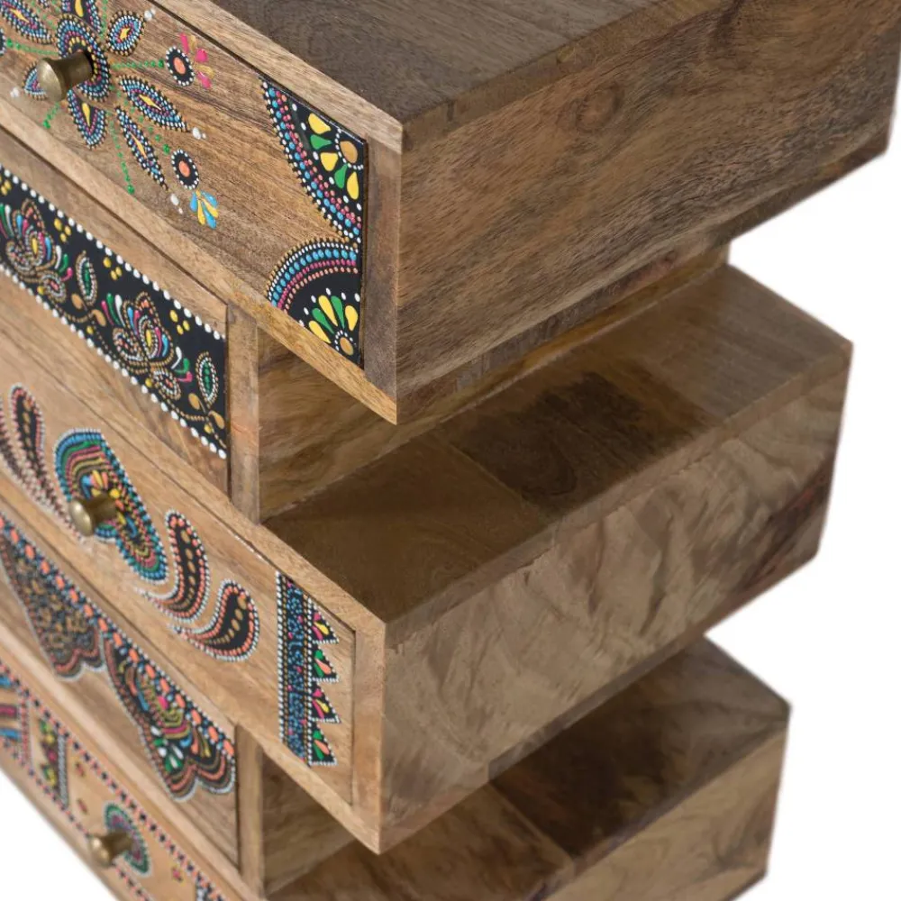 Wohnen Kommoden<Ethno Style Design-Kommode handbemalt - Azua