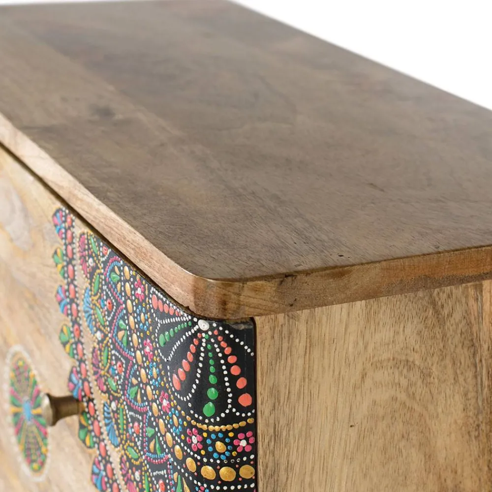 Wohnen Kommoden<Ethno Style Schrank handbemalt - Azua