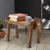Wohnen Hocker<Ethnostyle Hocker in Pferde Optik - Adrian