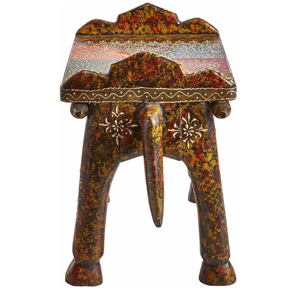 Wohnen Hocker<Ethnostyle Hocker in Pferde Optik - Adrian