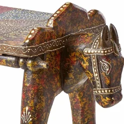 Wohnen Hocker<Ethnostyle Hocker in Pferde Optik - Adrian