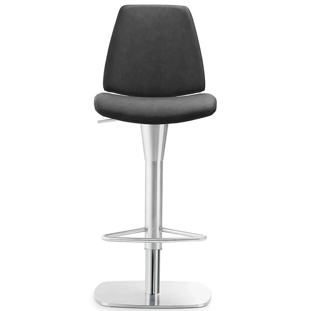 Wohnen Hocker<Extravaganter Barstuhl in Dunkelgrau - Boldigano
