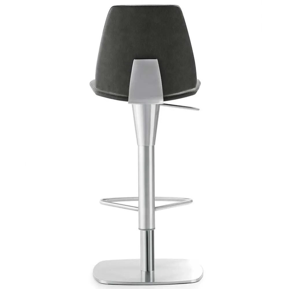 Wohnen Hocker<Extravaganter Barstuhl in Dunkelgrau - Boldigano