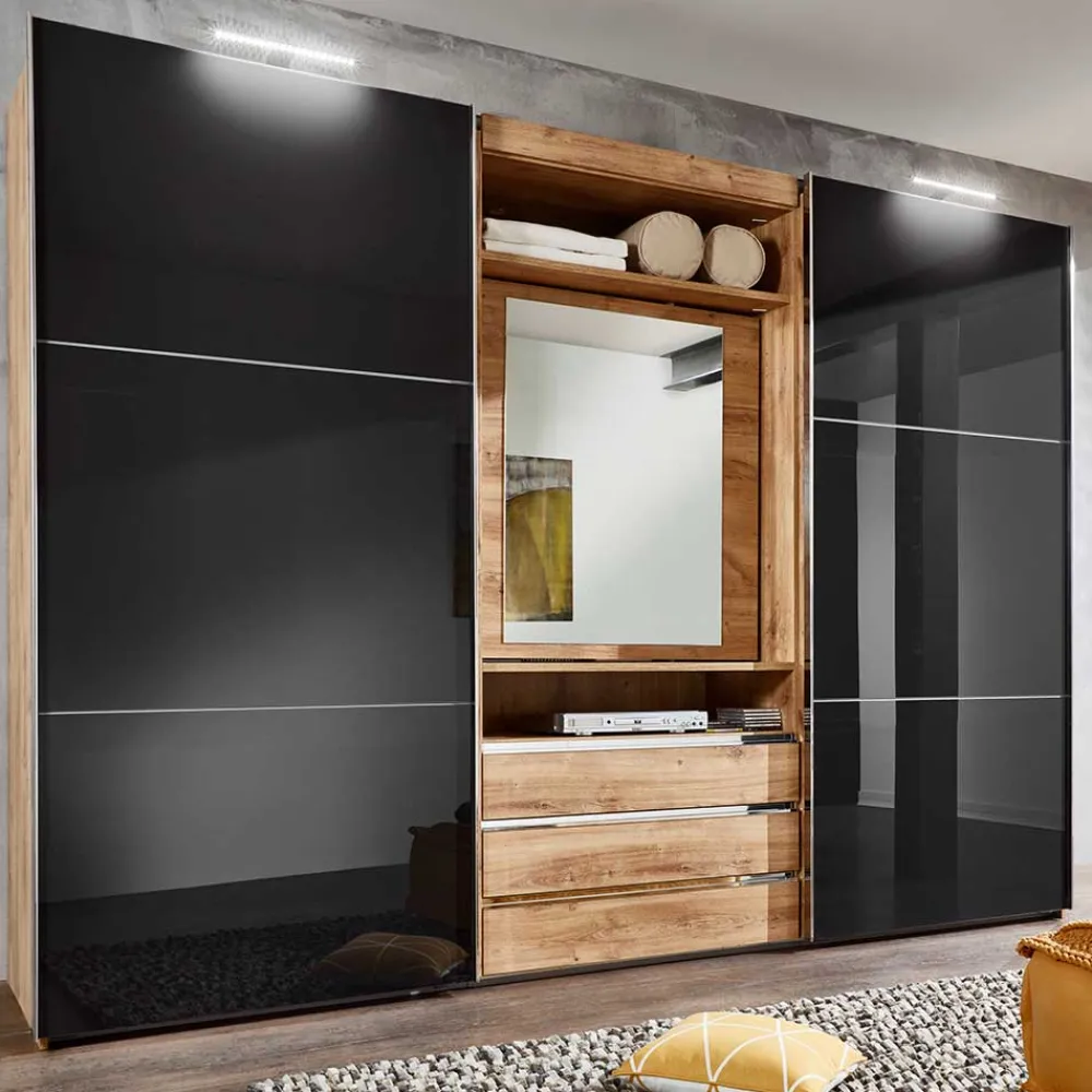 Wohnen Kleiderschränke<Extravaganter Kleiderschrank 300 cm breit - Hectos