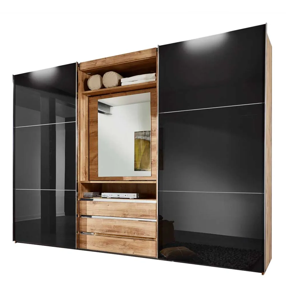 Wohnen Kleiderschränke<Extravaganter Kleiderschrank 300 cm breit - Hectos