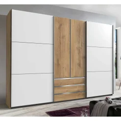 Wohnen Kleiderschränke|Schränke<Extravaganter Schlafzimmerschrank zweifarbig - Stufania