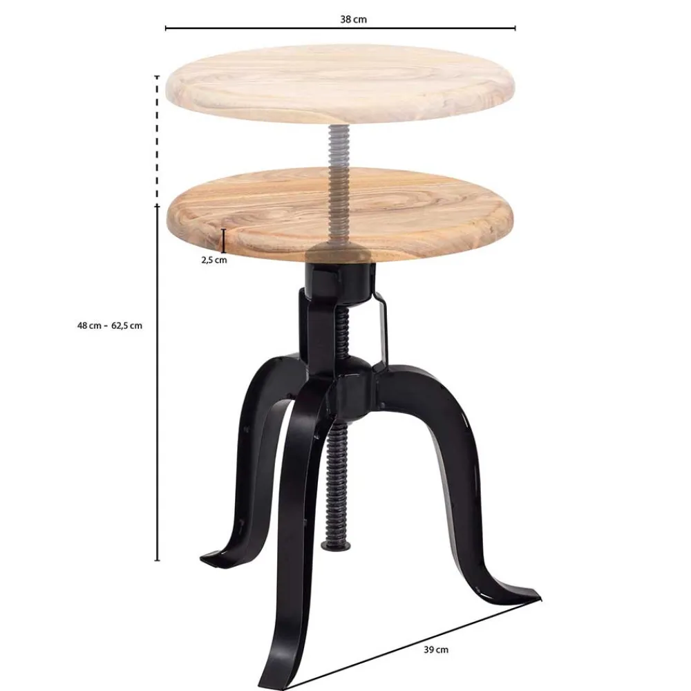 Wohnen Hocker<Factory Design Hocker höhenverstellbar - Vastoy
