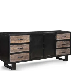 Wohnen Sideboards<Factory Sideboard mit sechs Schubladen - Vebugran