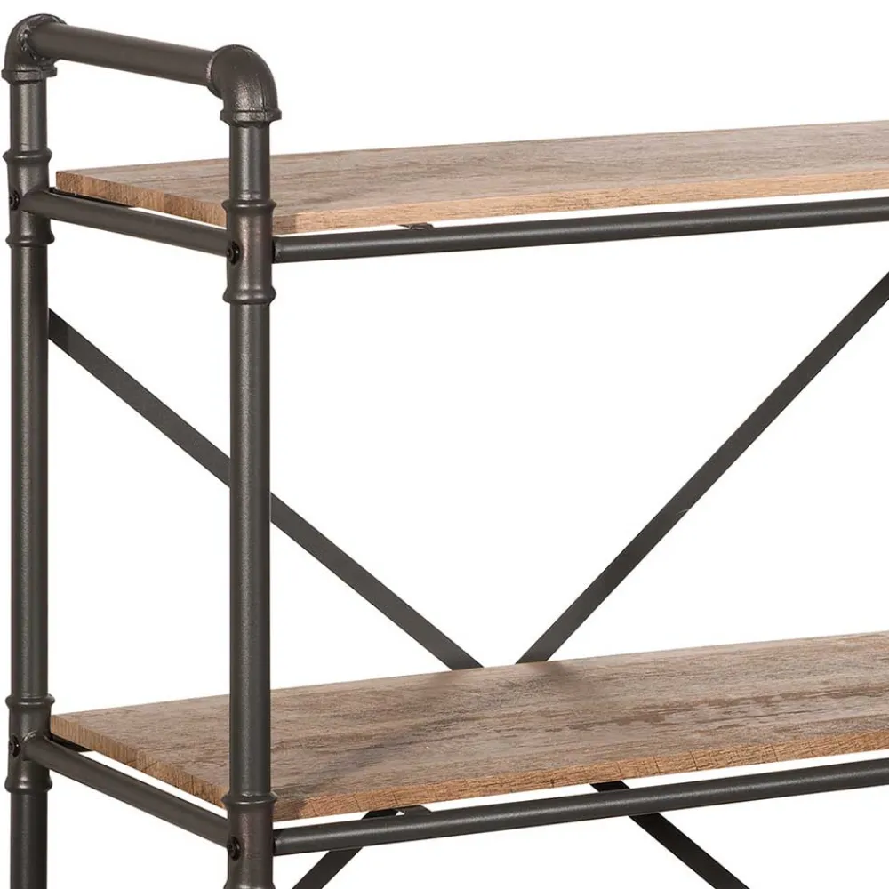 Wohnen Regale<Factory Style Regal in verwitterter Holz Optik - Nenvia