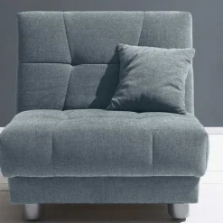 Wohnen Sofas<Faltsessel in Hellblau Flachgewebe - Heaven