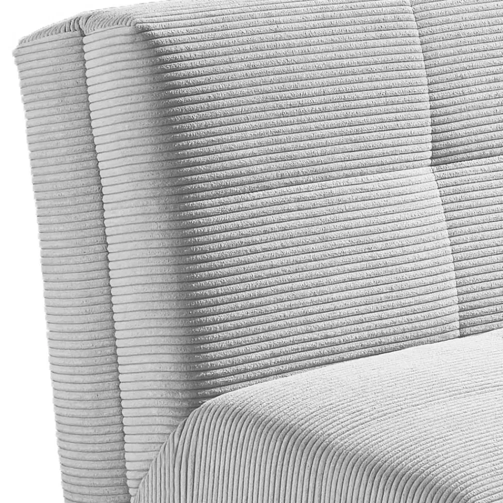 Wohnen Sofas<Faltsessel in Silber Grau Cord - Levanton