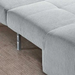 Wohnen Sofas<Faltsessel in Silber Grau Cord - Levanton