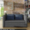 Wohnen Sofas<Faltsofa in Grau und Jeansblau - Cancun