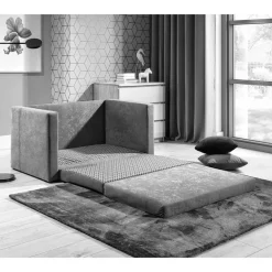 Wohnen Sofas<Faltsofa in Grau und Jeansblau - Cancun