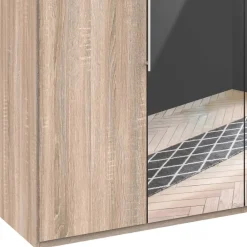 Wohnen Kleiderschränke<Falttüren Kleiderschrank mit Spiegel - Zayun