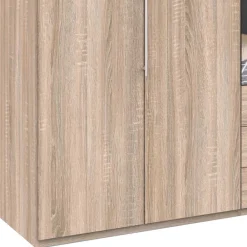 Wohnen Kleiderschränke<Falttüren-Schlafzimmerschrank in Eiche Sägerau - Zayun