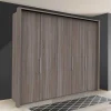 Wohnen Kleiderschränke<Falttürenschrank foliert in Holzoptik - Crenba