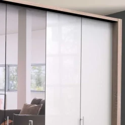 Wohnen Kleiderschränke<Falttürenschrank fürs Schlafzimmer mit vier Schubladen - Bosays