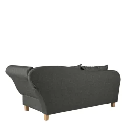 Wohnen Sofas<Federkern Chaiselongue in Anthrazit mit Buche - Sektinus