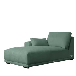 Wohnen Sofas<Federkern Ecksofa in Grün Stoffbezug - Tree