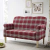 Wohnen Sofas<Federkern Küchensofa in Rot kariert - Sinael