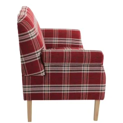 Wohnen Sofas<Federkern Küchensofa in Rot kariert - Sinael