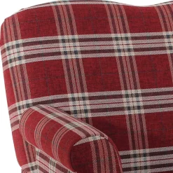 Wohnen Sofas<Federkern Küchensofa in Rot kariert - Sinael